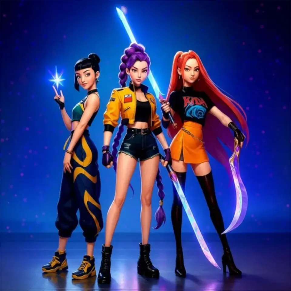 Disfraz Guerreras K pop girls Mira  5