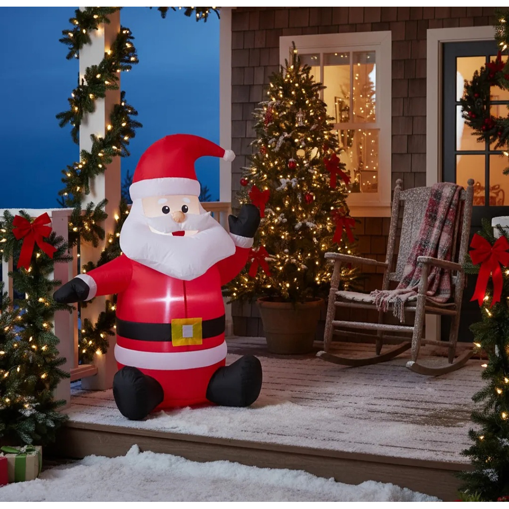 Viejito pascuero inflable 120 cm