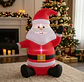 Viejito pascuero inflable 120 cm - Miniatura 3