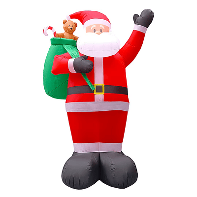 Viejito pascuero inflable 180 cm