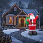 Viejito pascuero inflable 180 cm - Miniatura 2