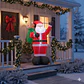 Viejito pascuero inflable 180 cm - Miniatura 3