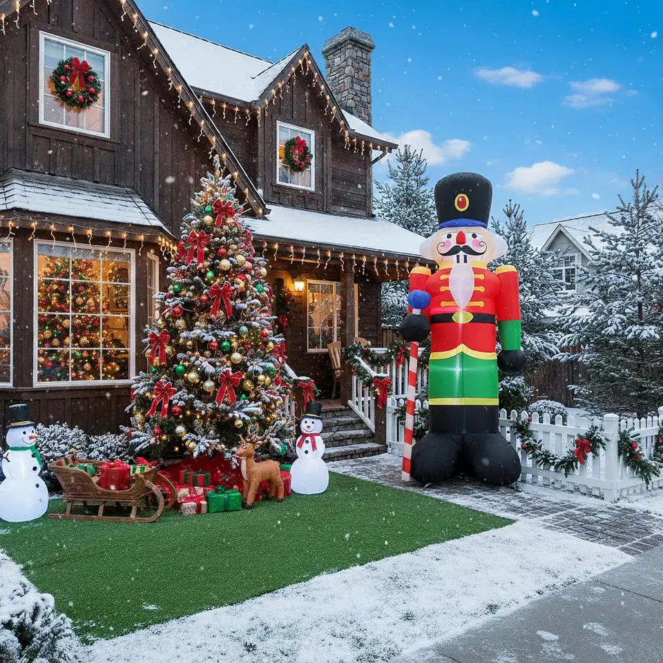 Cascanueces inflable navidad 240 cm 3
