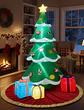 Árbol de navidad inflable 210 cm - Miniatura 2