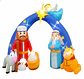 Pesebre nacimiento inflable navidad 240 cm - Miniatura 1