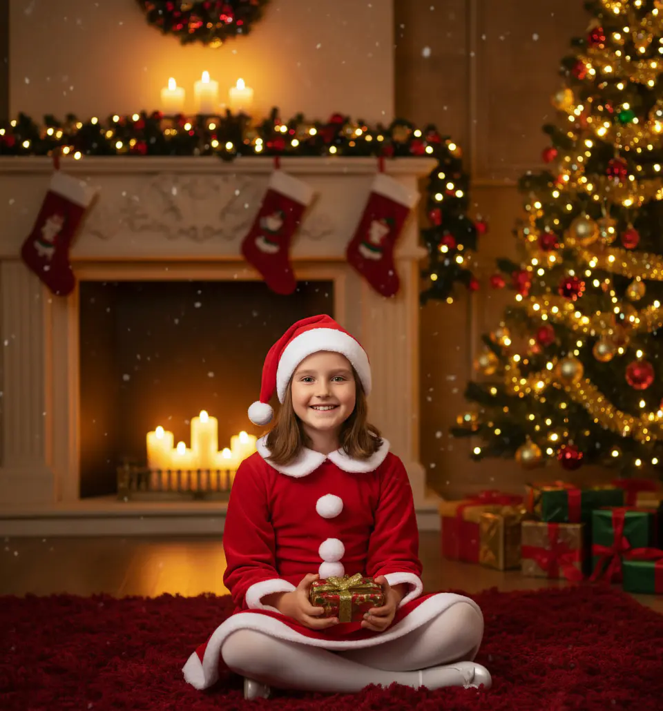 Traje Viejita Pascuera intantil para navidad 2