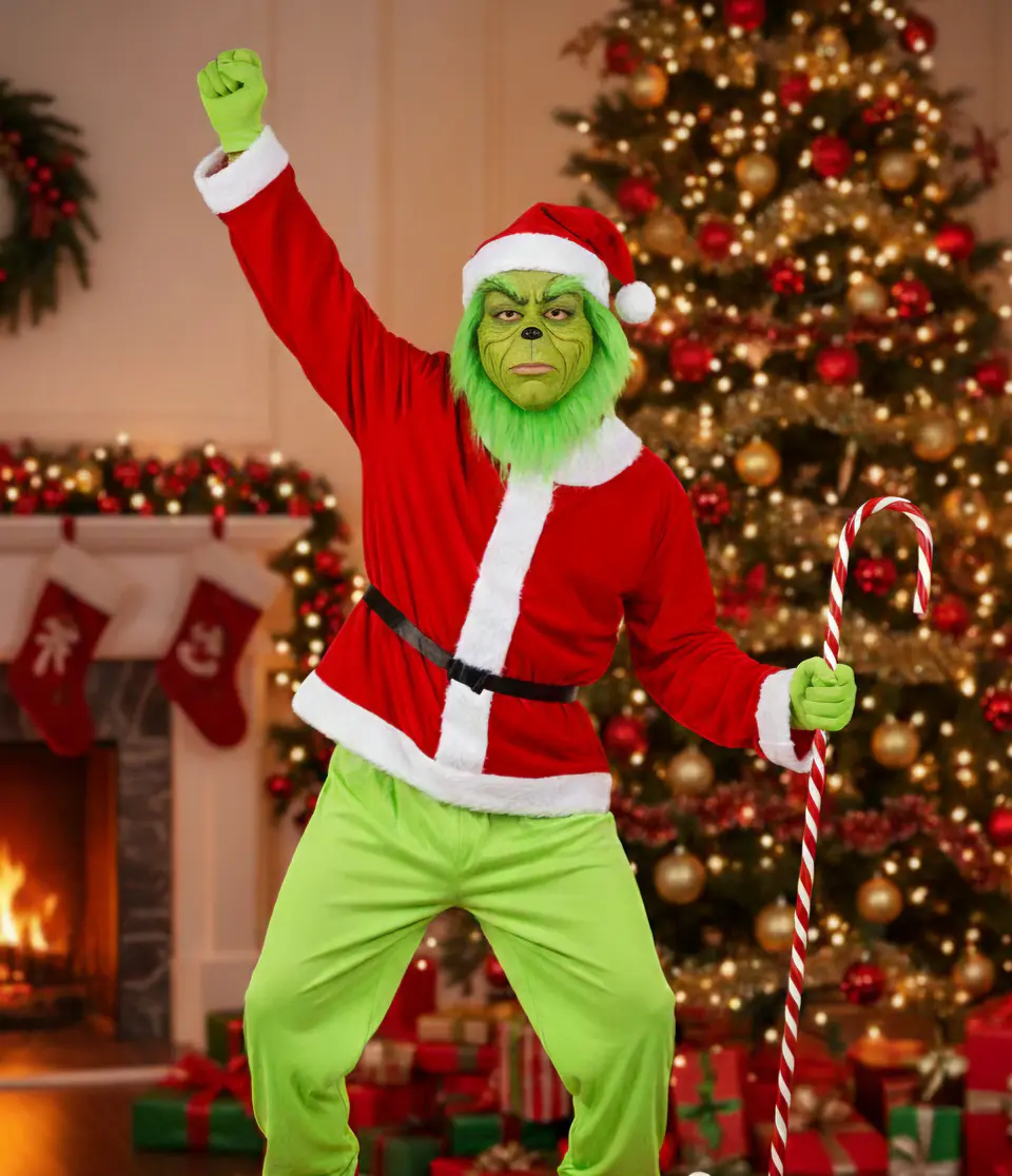 Disfraz el Grinch para navidad  2