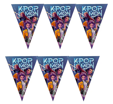 Banderines Guerreras K pop Huntrix