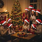 12 Gorros con luces LED para navidad  - Miniatura 2