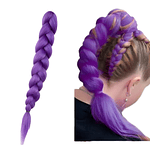 Peluca trenza rumi kpop