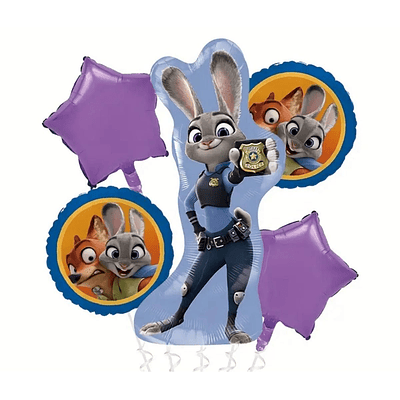 Set globos Zootopia