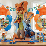 Set de globos Zootopia 5 piezas 