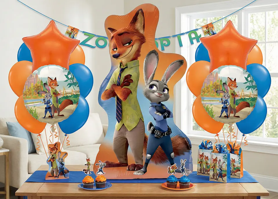 Set de globos Zootopia 5 piezas  2
