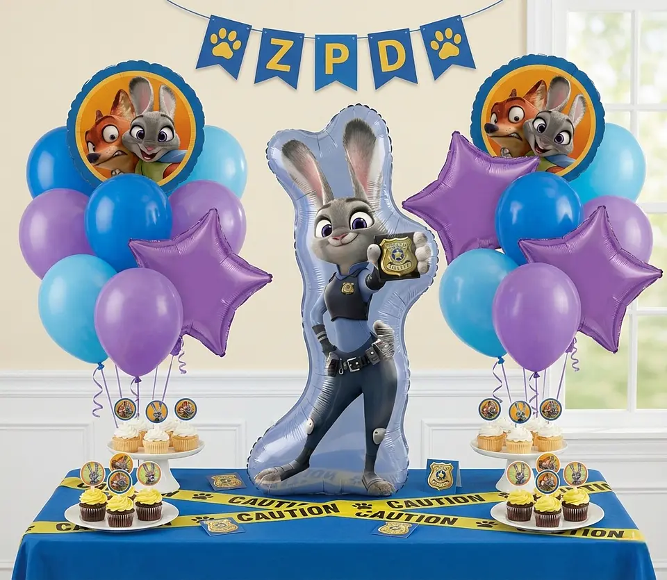 Set globos Zootopia 2