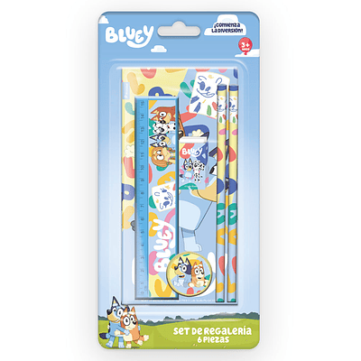 Set escolar Bluey 6 piezas 