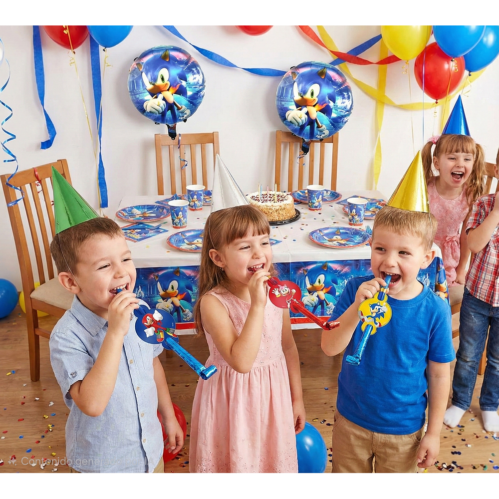 Silbatos Sonic 6 unidades 