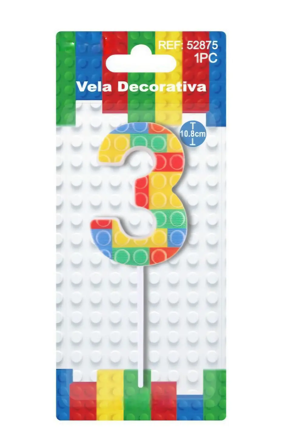 Vela numero Lego 3