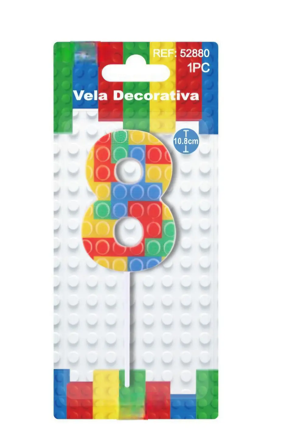 Vela numero Lego 4