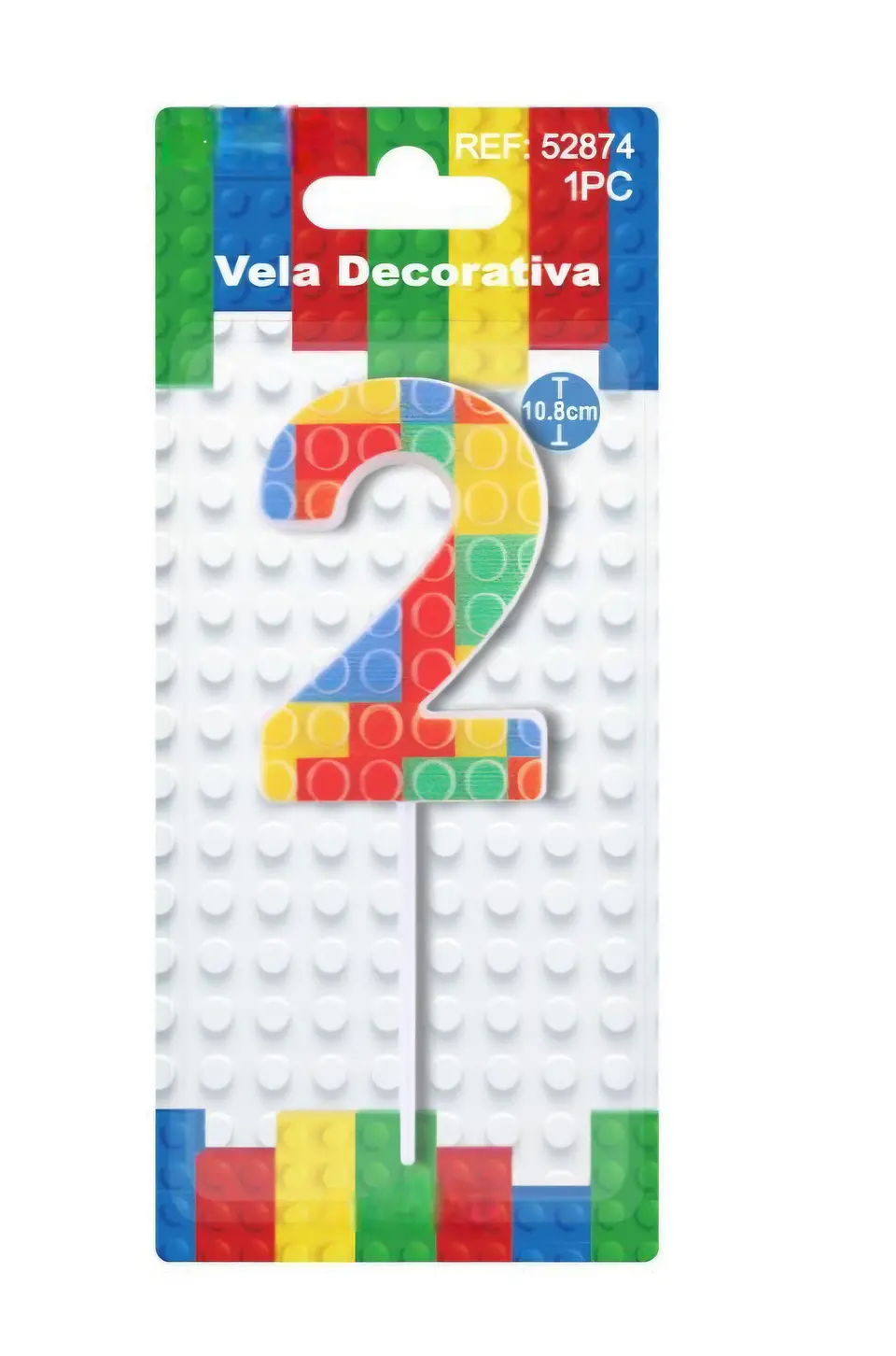 Vela numero Lego 5