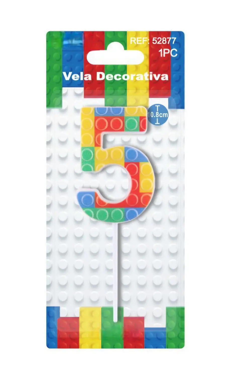 Vela numero Lego 7