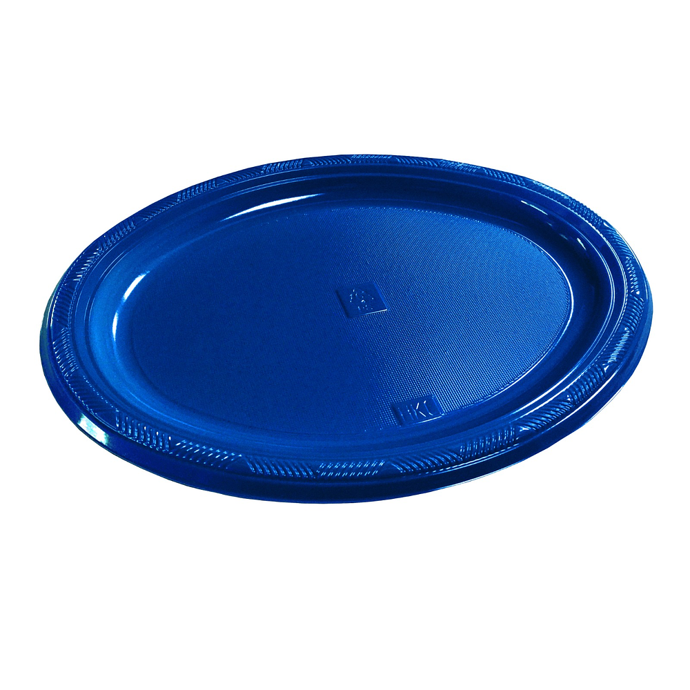 Bandejas Ovaladas Azul 3 unidades