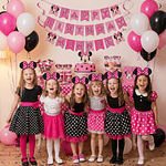 Cintillo Minnie Mouse 6 unidades