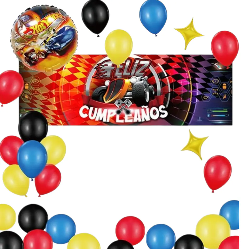 Pack decorativo hot wheels 31 piezas 1