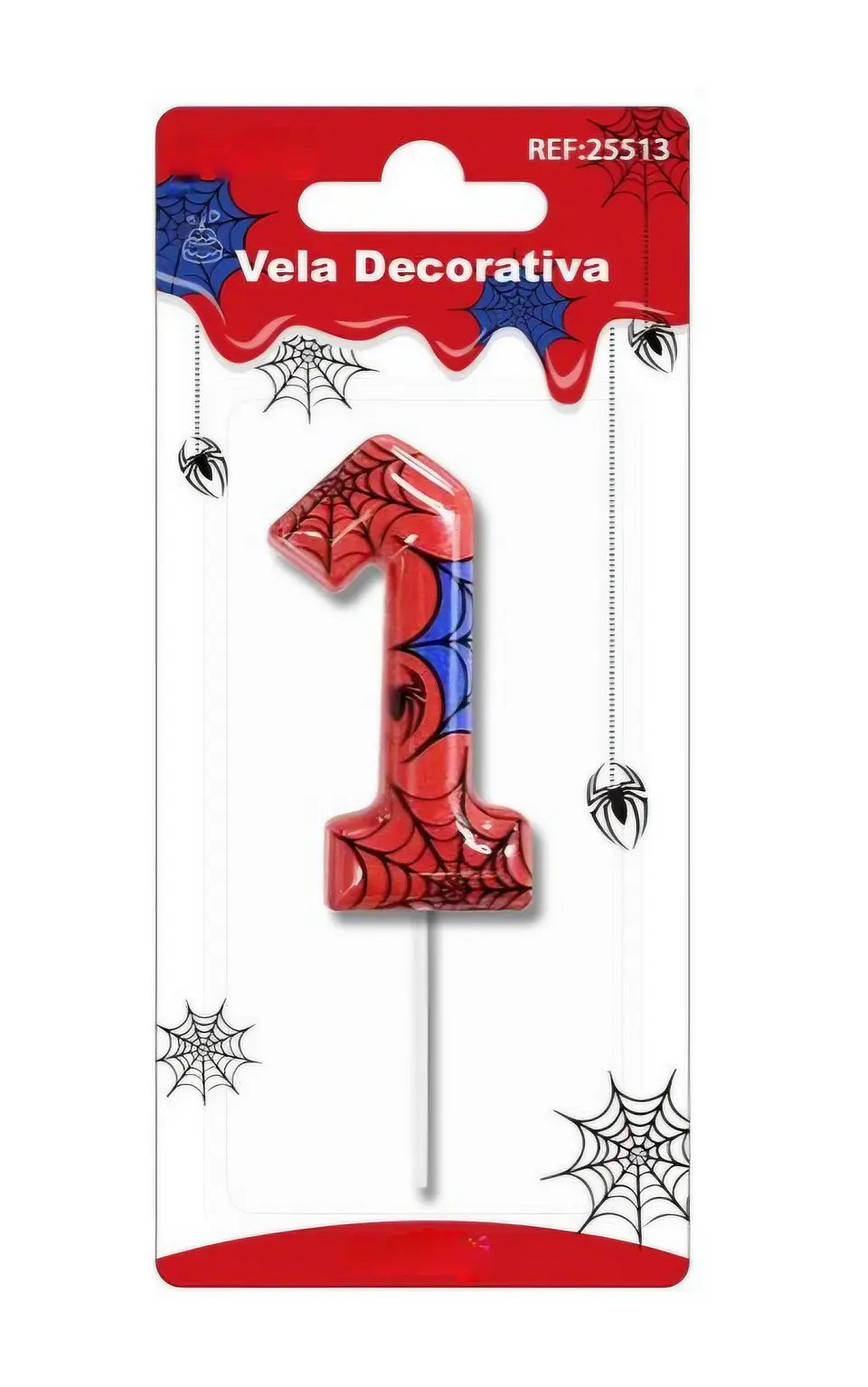 Vela número spiderman  1