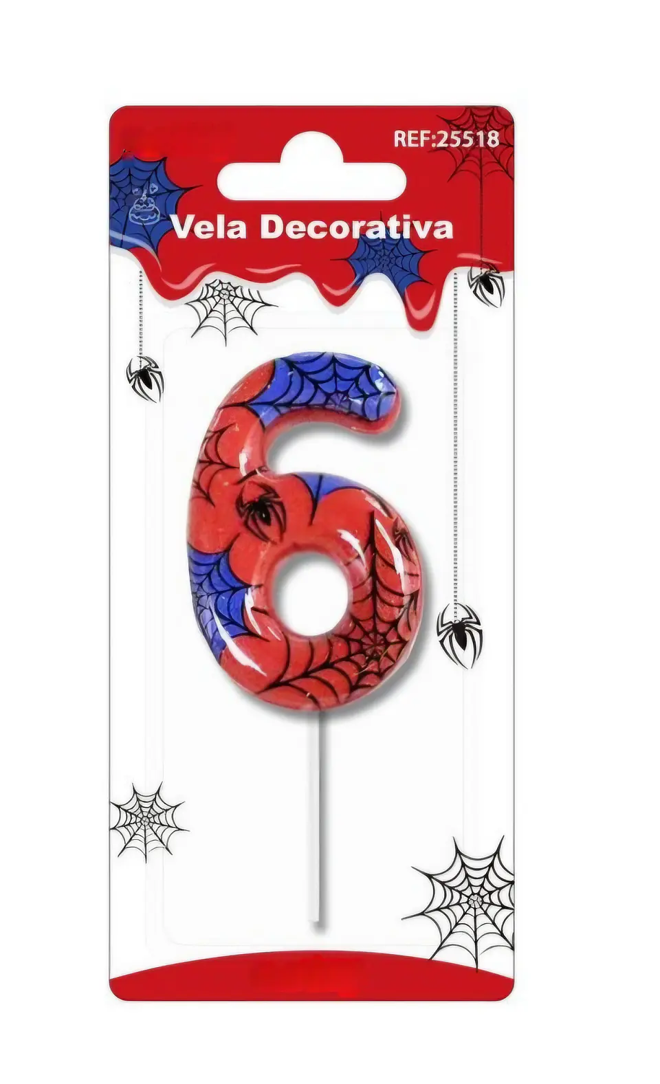 Vela número spiderman  5