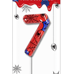Vela número spiderman 