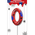 Vela número spiderman 