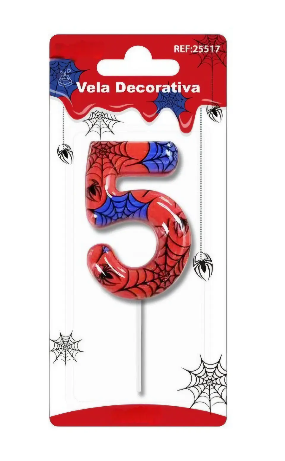 Vela número spiderman  8