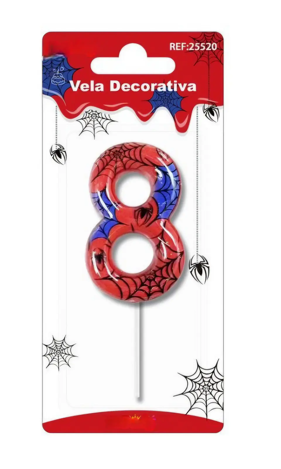 Vela número spiderman  9