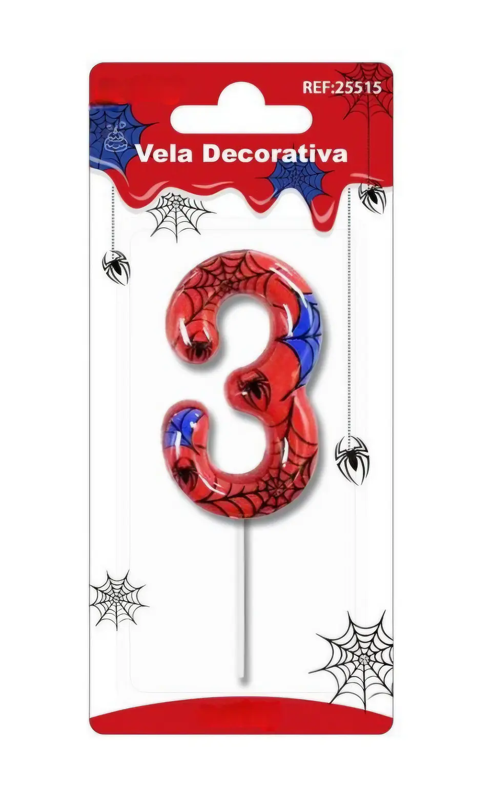 Vela número spiderman  10