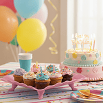 Bandeja Dulcera de plástico colores