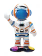 Globo astronauta 61 cm - Miniatura 1