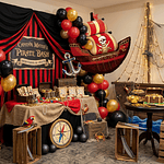 Globo barco pirata 85 cm