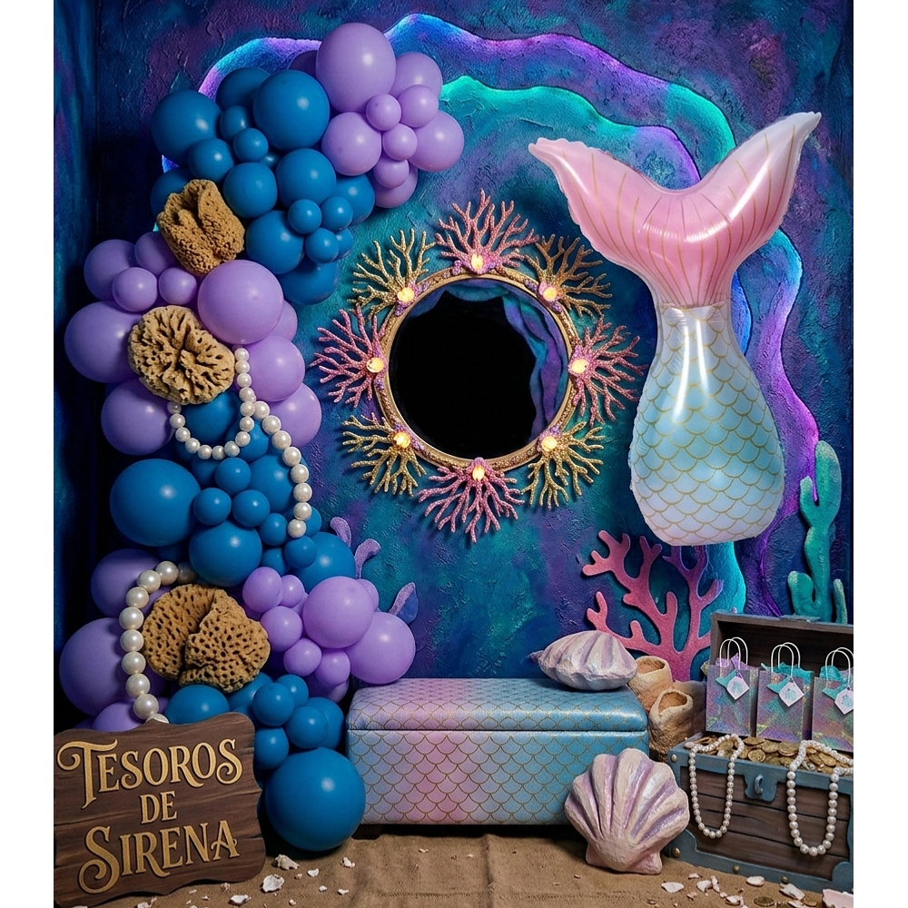 Globo cola de sirena 82 cm