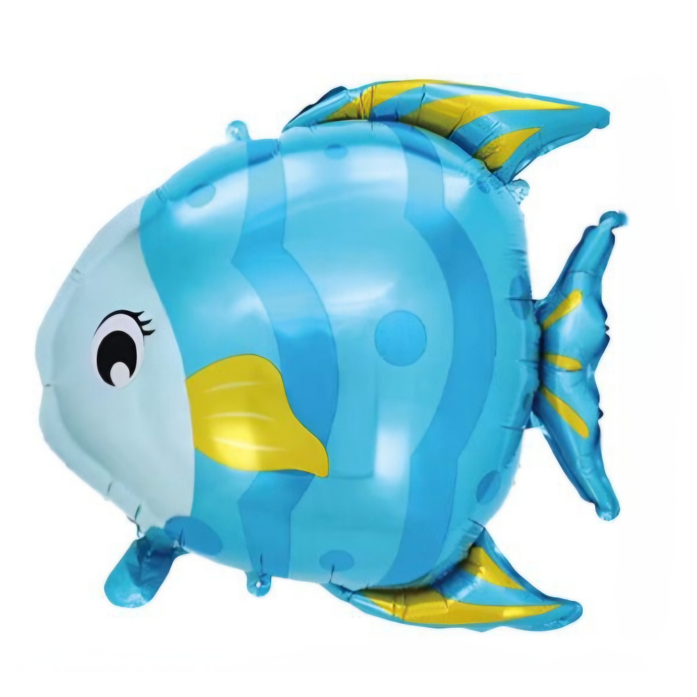 Globo pez azul 60 cm