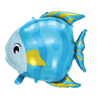 Globo pez azul 60 cm