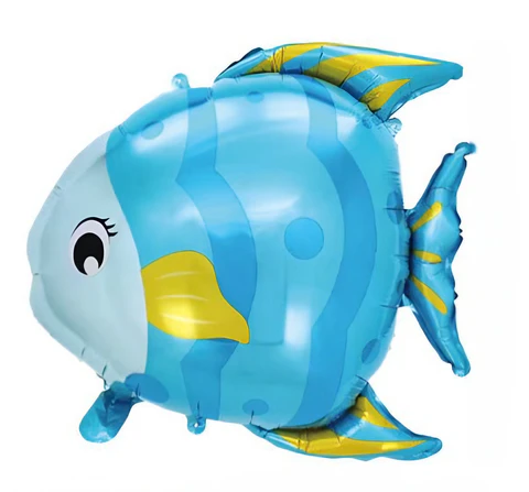 Globo pez azul 60 cm