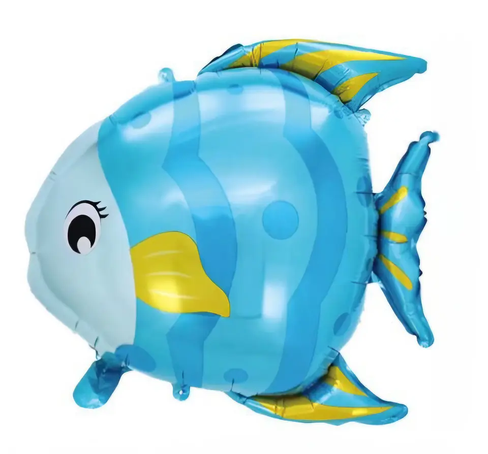 Globo pez azul 60 cm 1