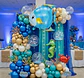 Globo pez azul 60 cm - Miniatura 2