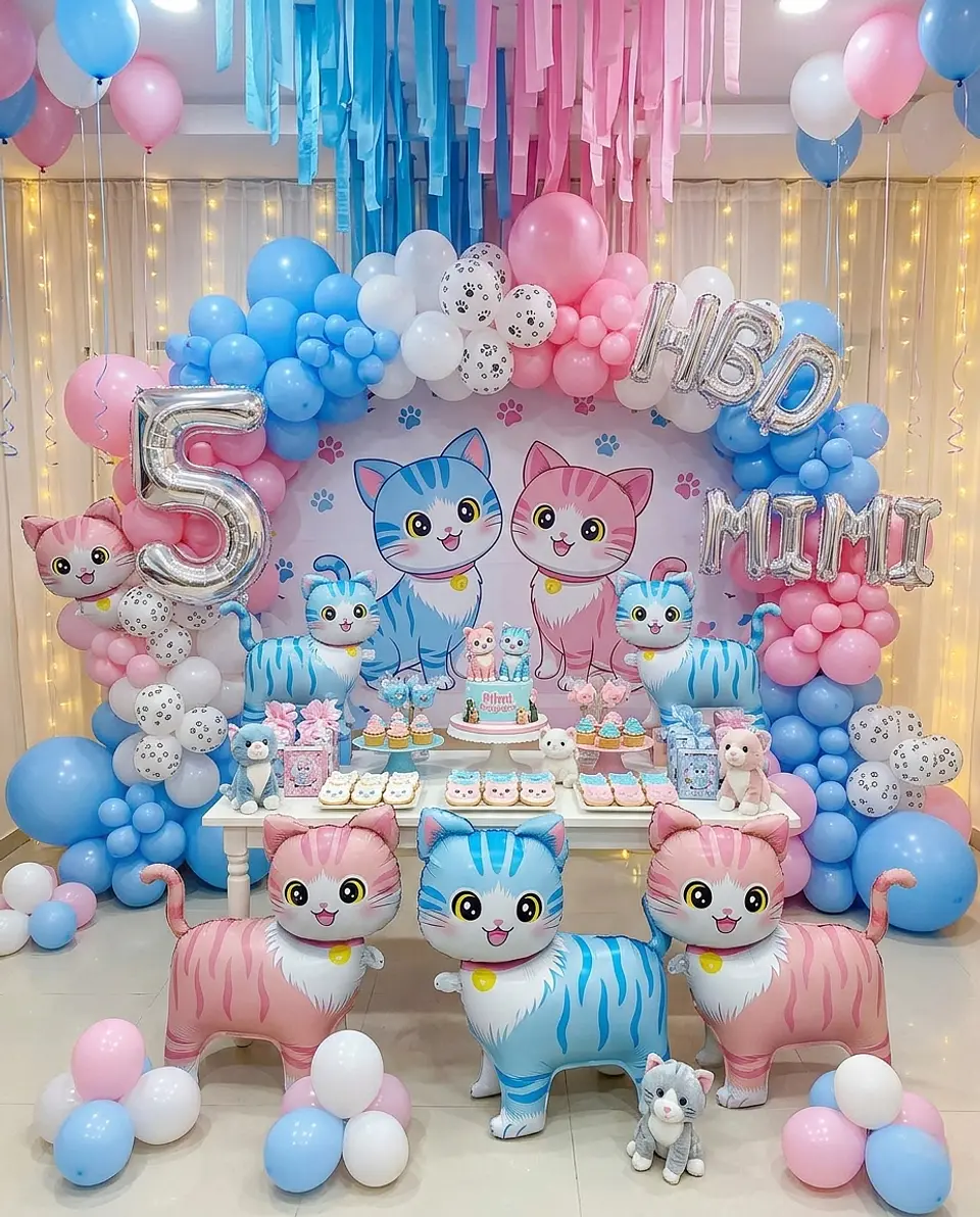 Globo Gato 3D 3