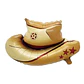 Globo sombrero vaqueros 62 cm - Miniatura 1