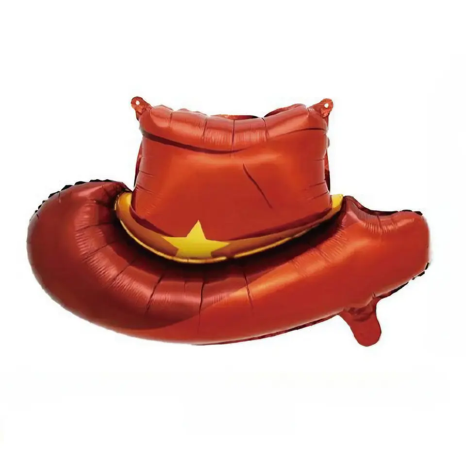 Globo sombrero vaqueros 62 cm 2