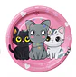 Platos gatos 6 unidades  - Miniatura 1
