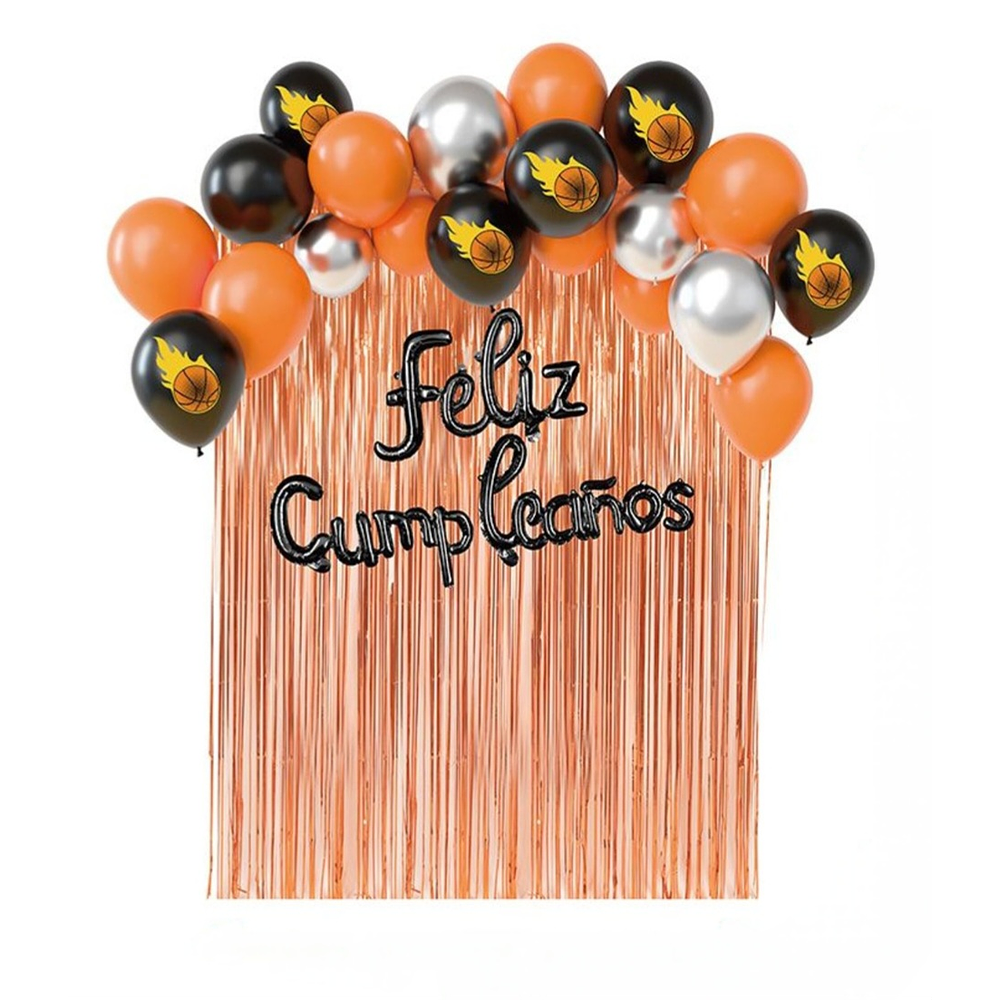 Decoración basquetbol 26 piezas 