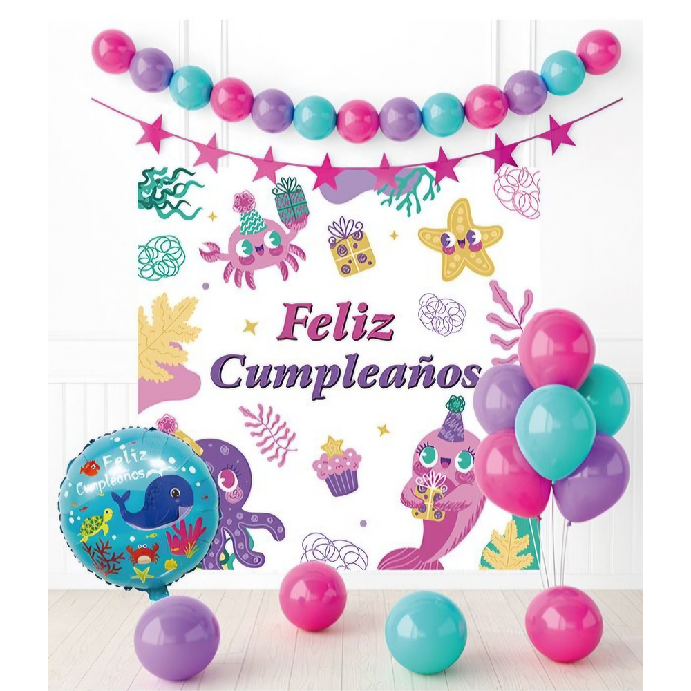 Decoración marina 36 piezas 