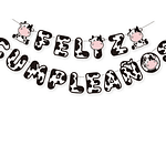 Guirnalda cumpleaños vaca